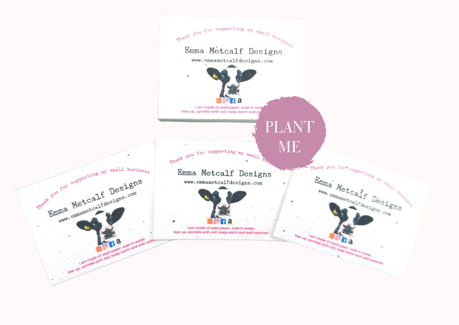 Plantable Business cards, eco friendly business favours