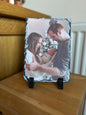 Christmas gift idea-Personalised photo slate - Wedding gift idea- ideal new parent gift- gift for couple- photo on a slate - Photo gifts for dad- gift for mum